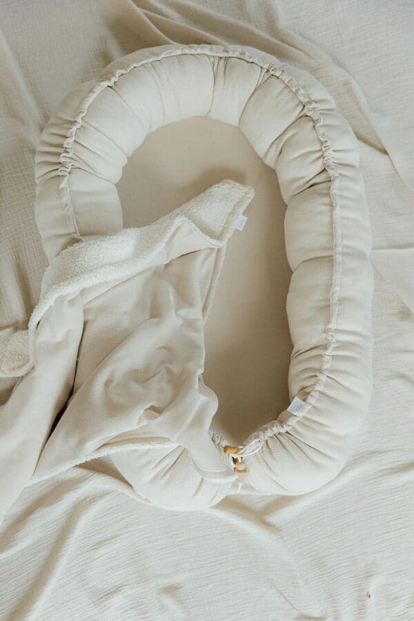 Babynestje full rib beige