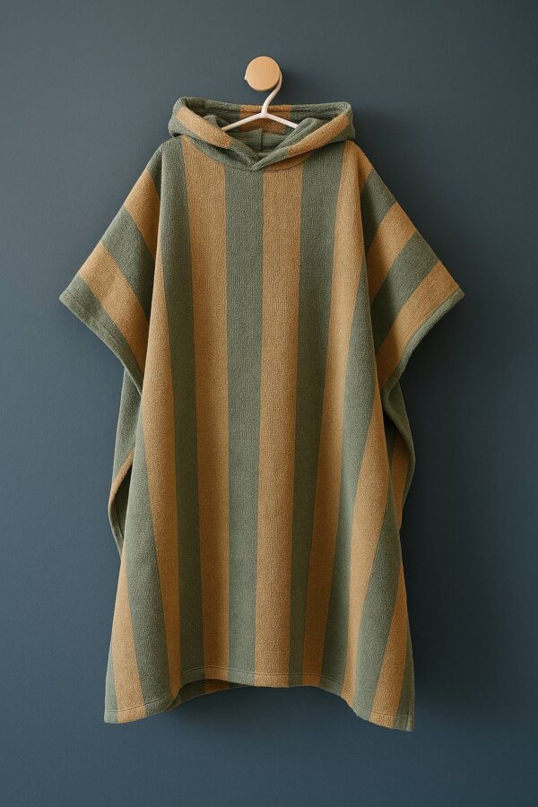 Badponcho groen